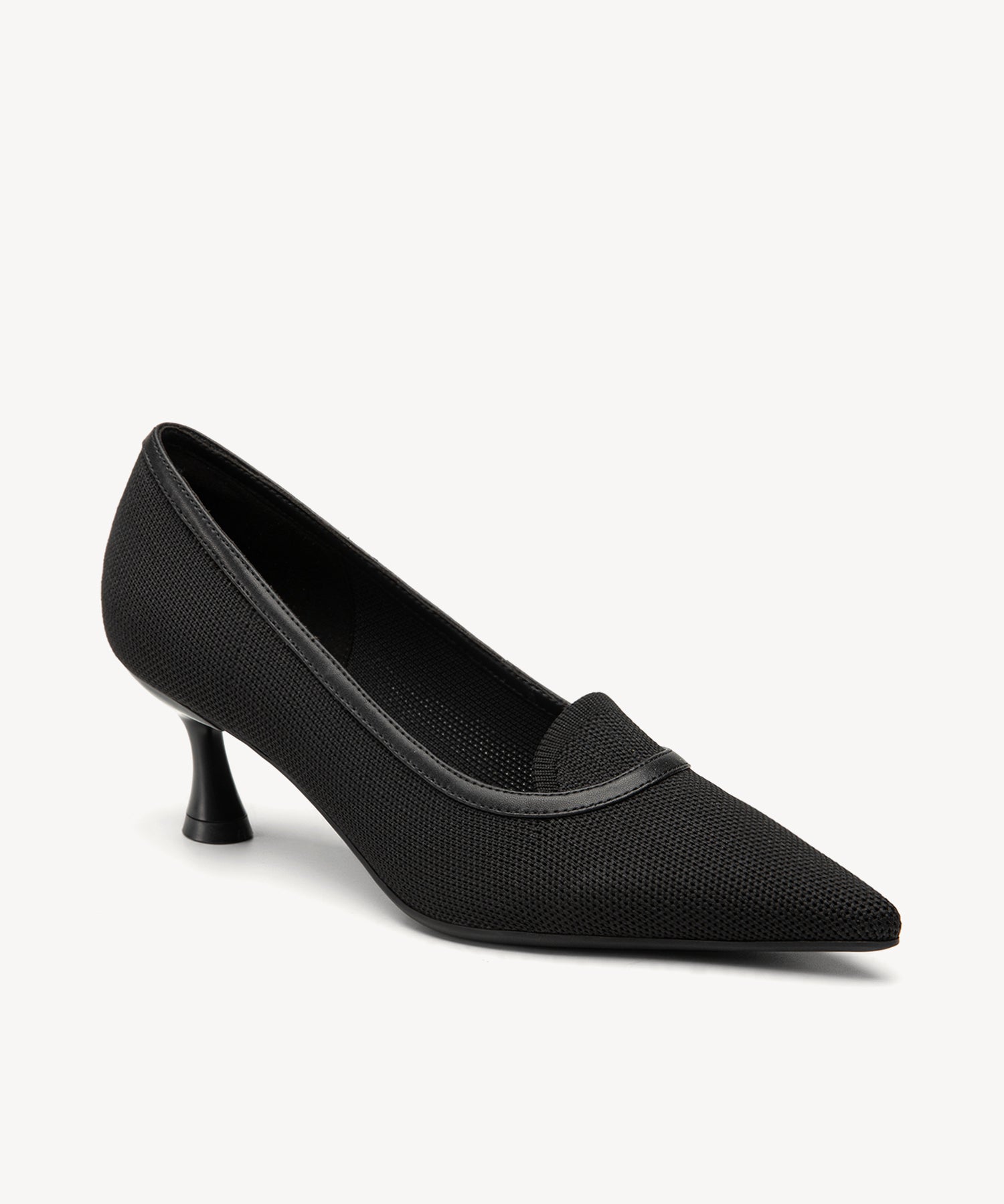 Minimalist Pointed Toe Heeled Pumps