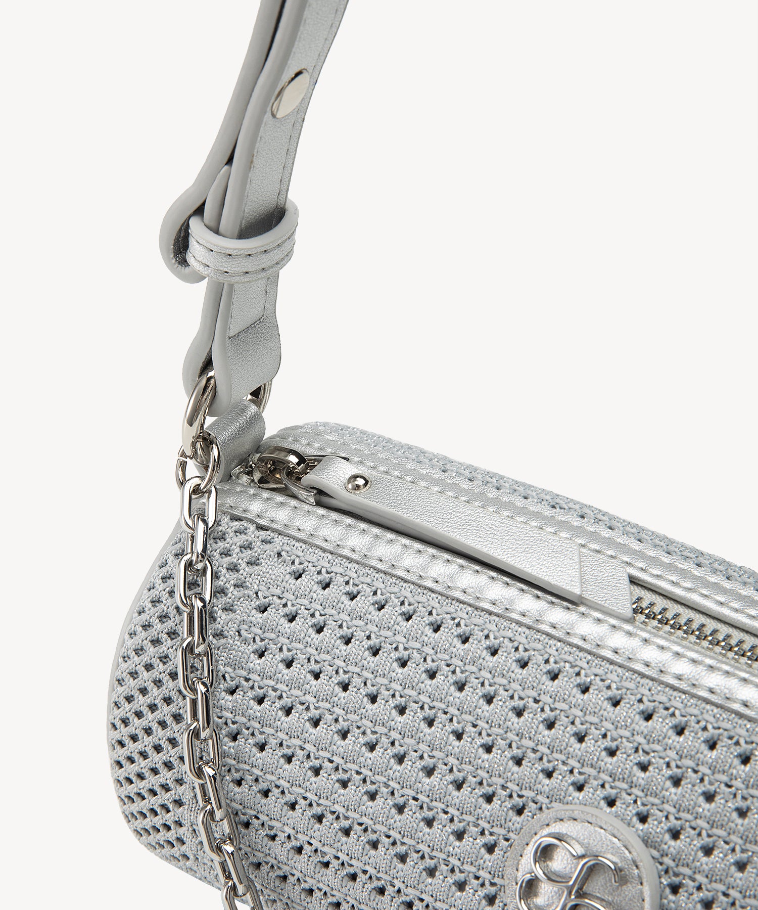 Cylinder Evening Bags COSY ISLAND #color_silver