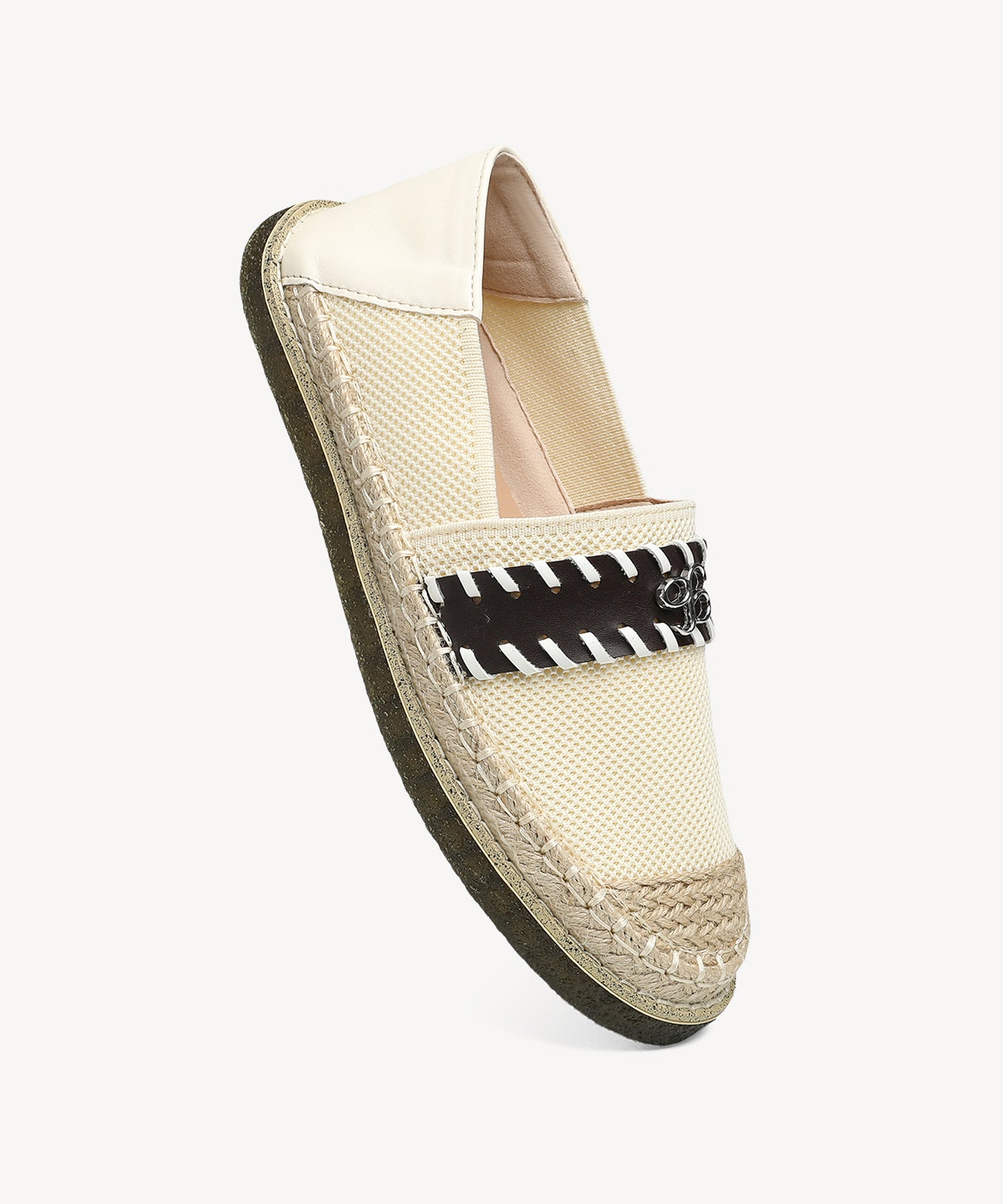 Casual Round Toe Flat Espadrilles COSY ISLAND #color_Beige