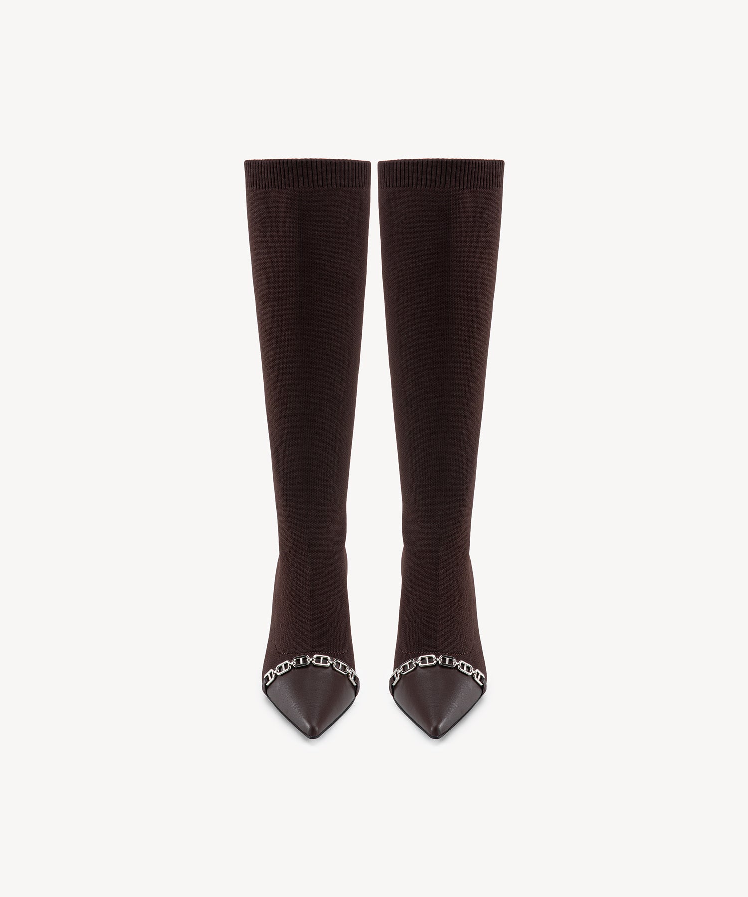 Trendy Pointed Toe Heeled High Boots