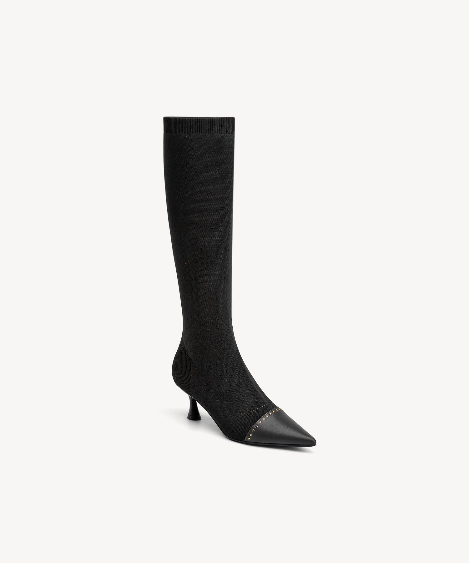 Glimmer Pointed Toe Sock High Boots