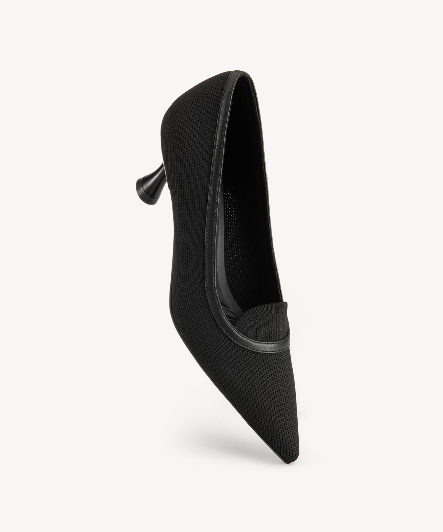 Minimalist Pointed Toe Heeled Pumps