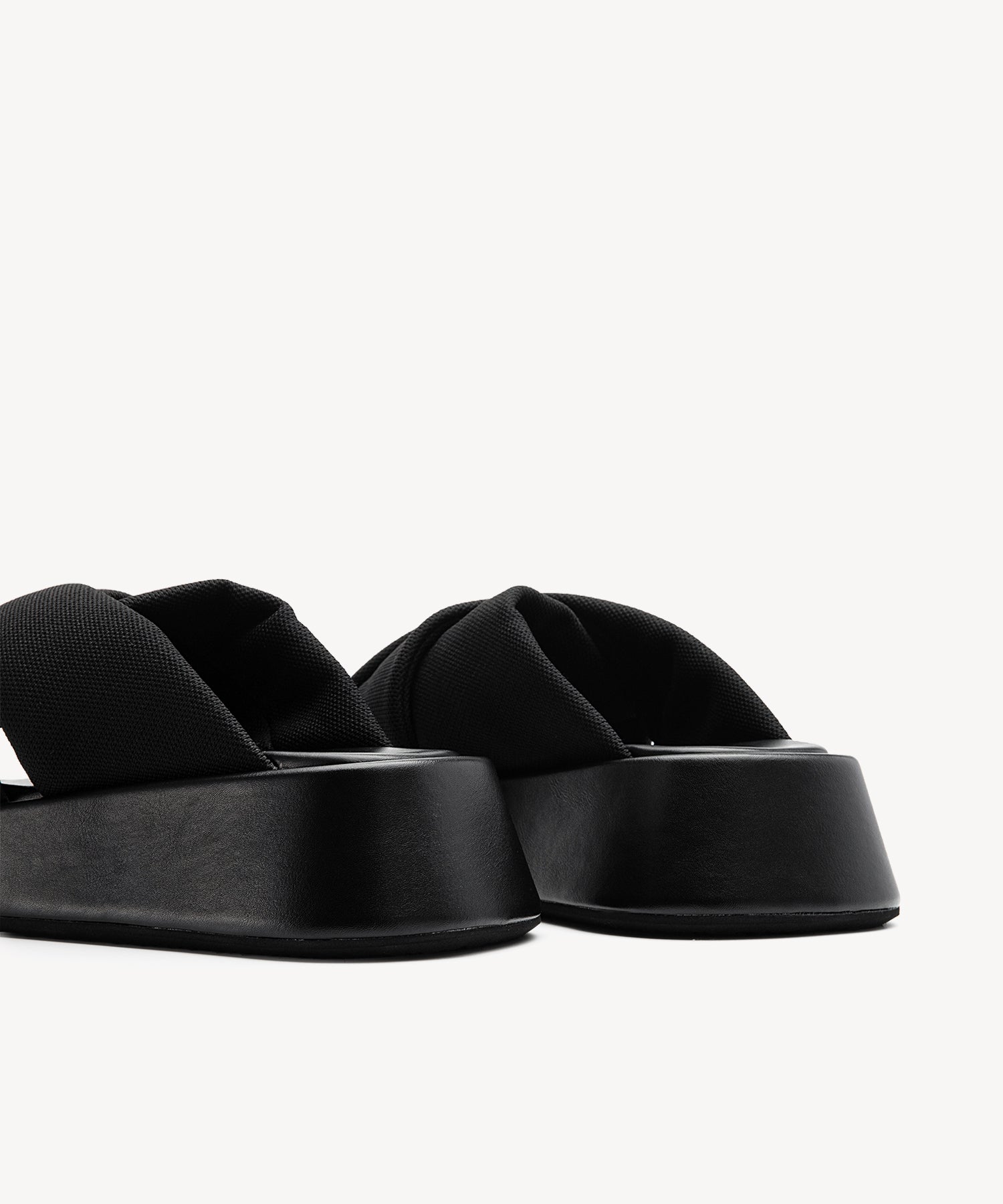 SunKiss Criss Cross Platform Sandals COSY ISLAND #color_black