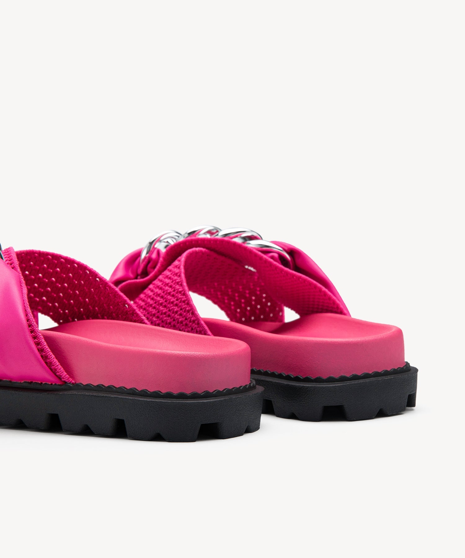 SunKiss Chain Platform Sandals COSY ISLAND #color_hot pink