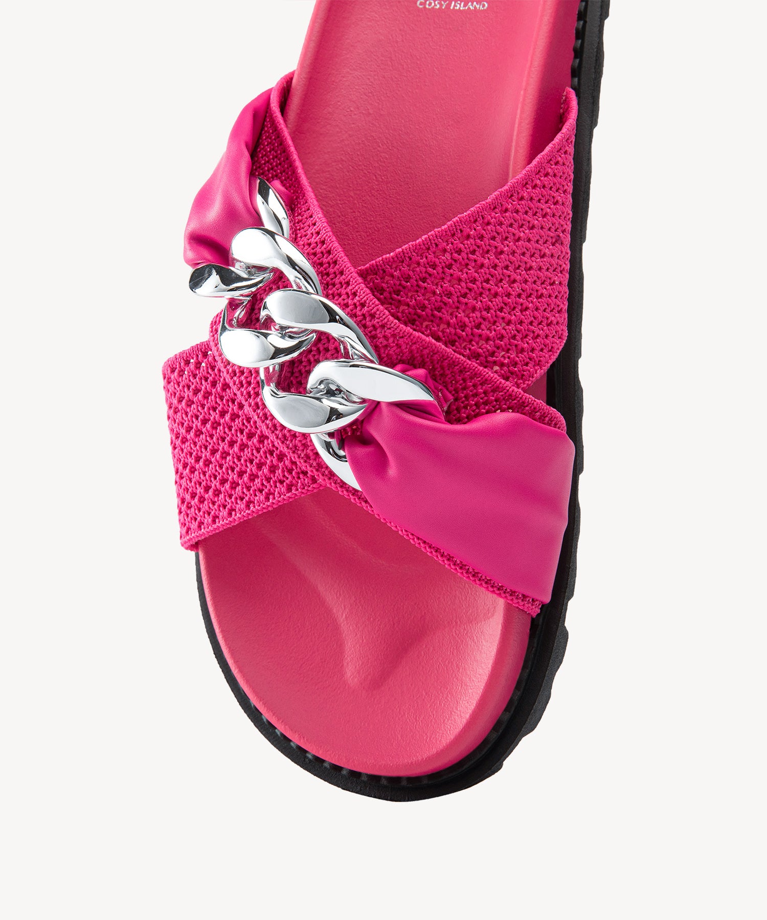 SunKiss Chain Platform Sandals COSY ISLAND #color_hot pink