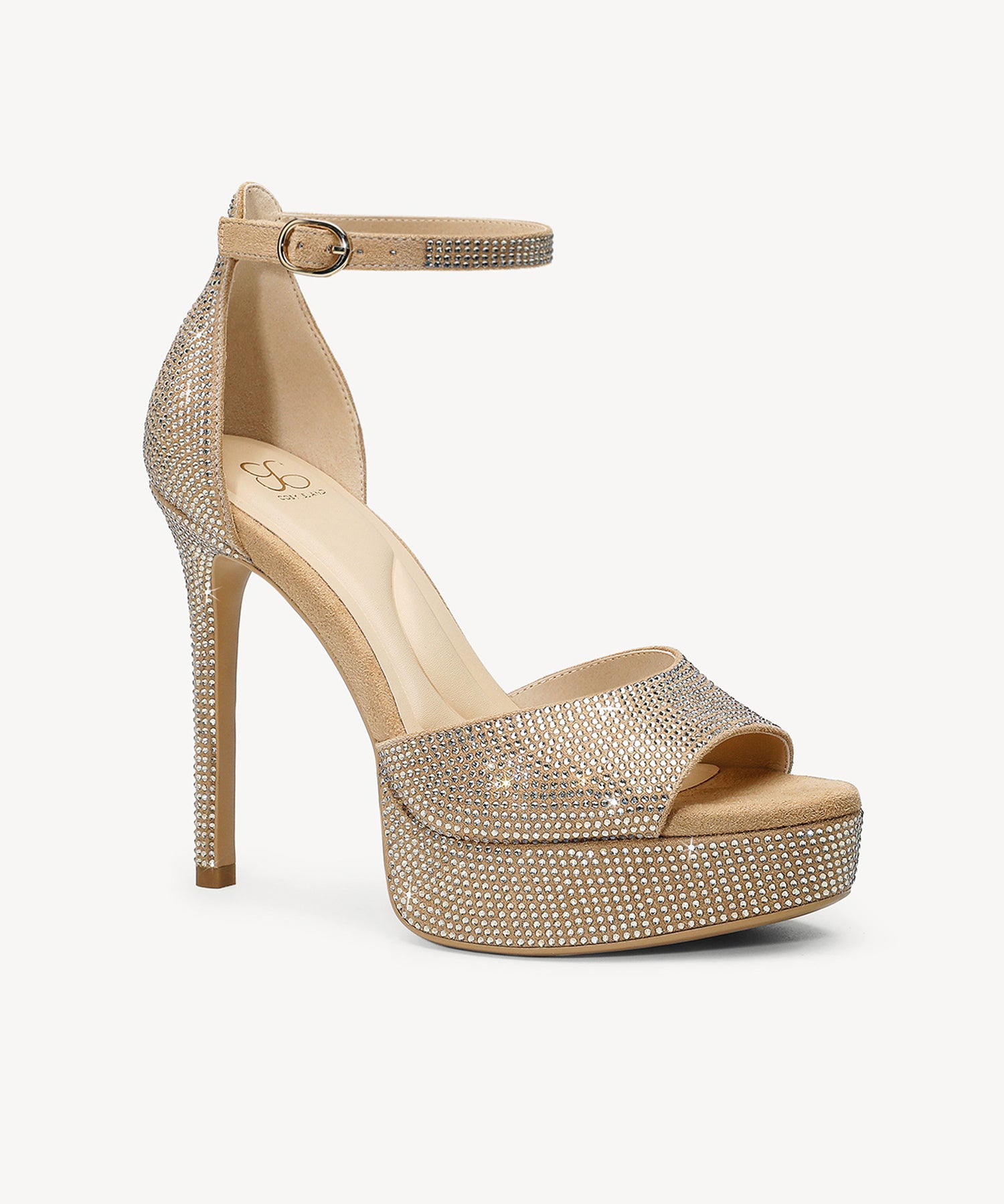 Glimmer Rise Strapped Platform Heeled Sandal