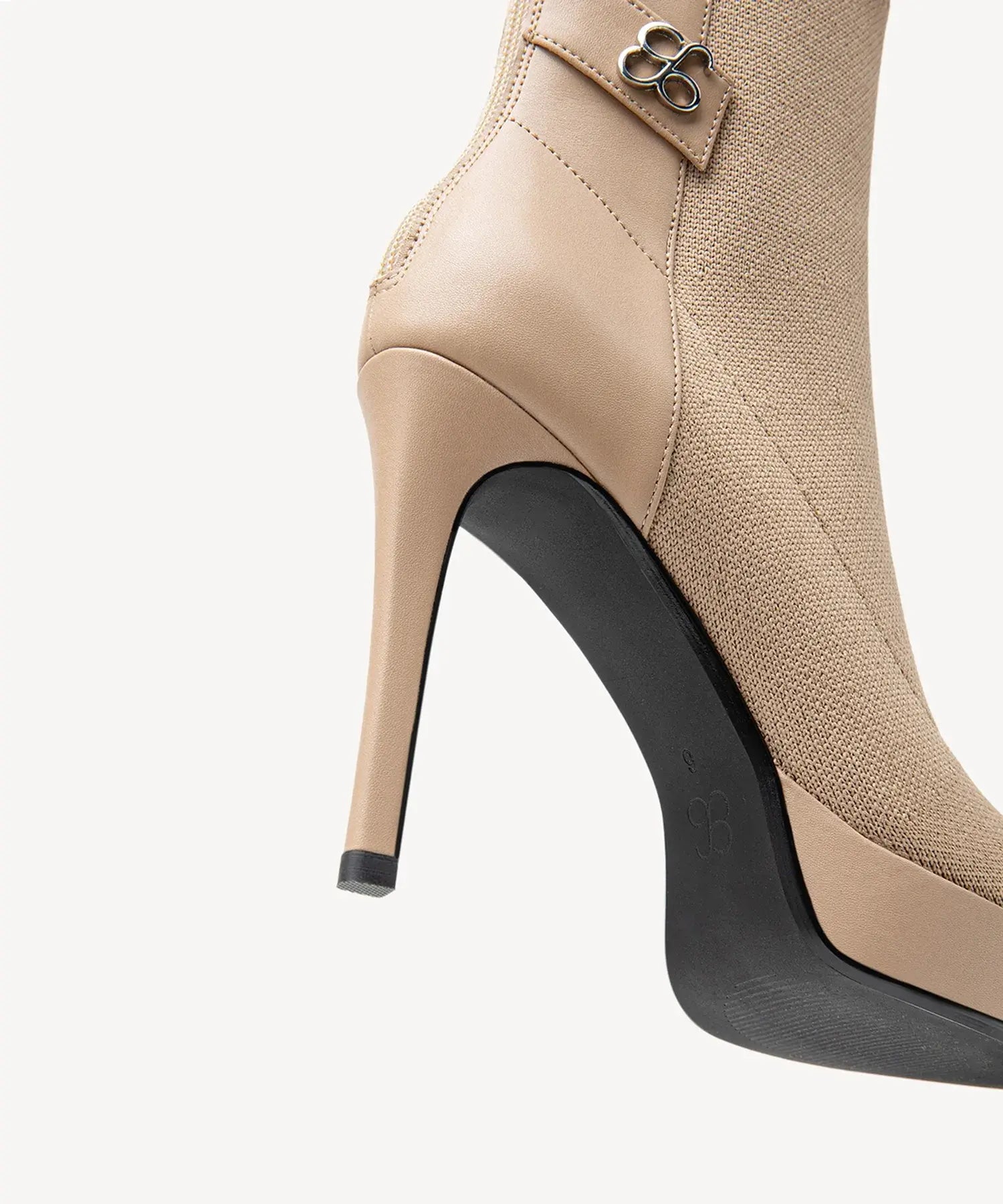 Sexy Pointed Toe Soles Ankle Boots #color_apricot