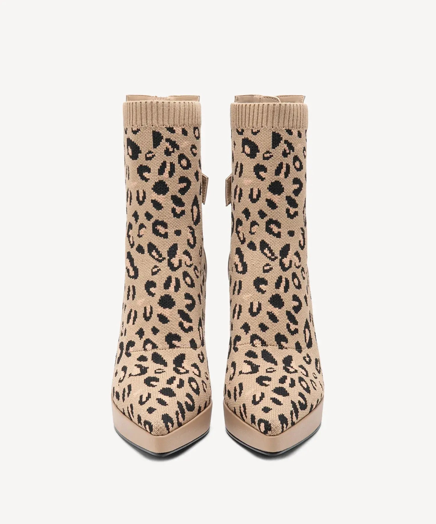 Sexy Pointed Toe Soles Ankle Boots #color_leopard