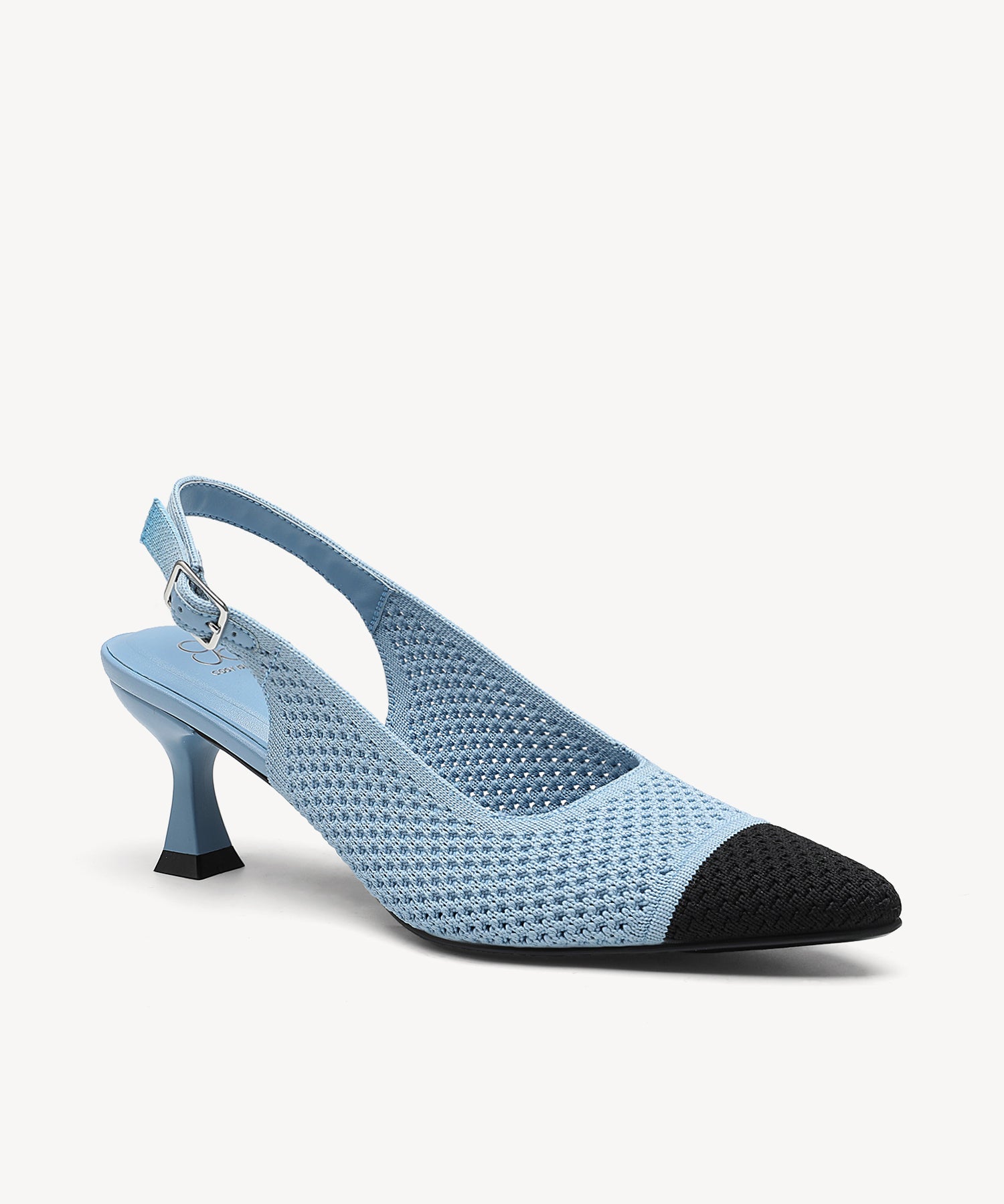Commute Pointed Toe Slingback Pumps COSY ISLAND #color_blue