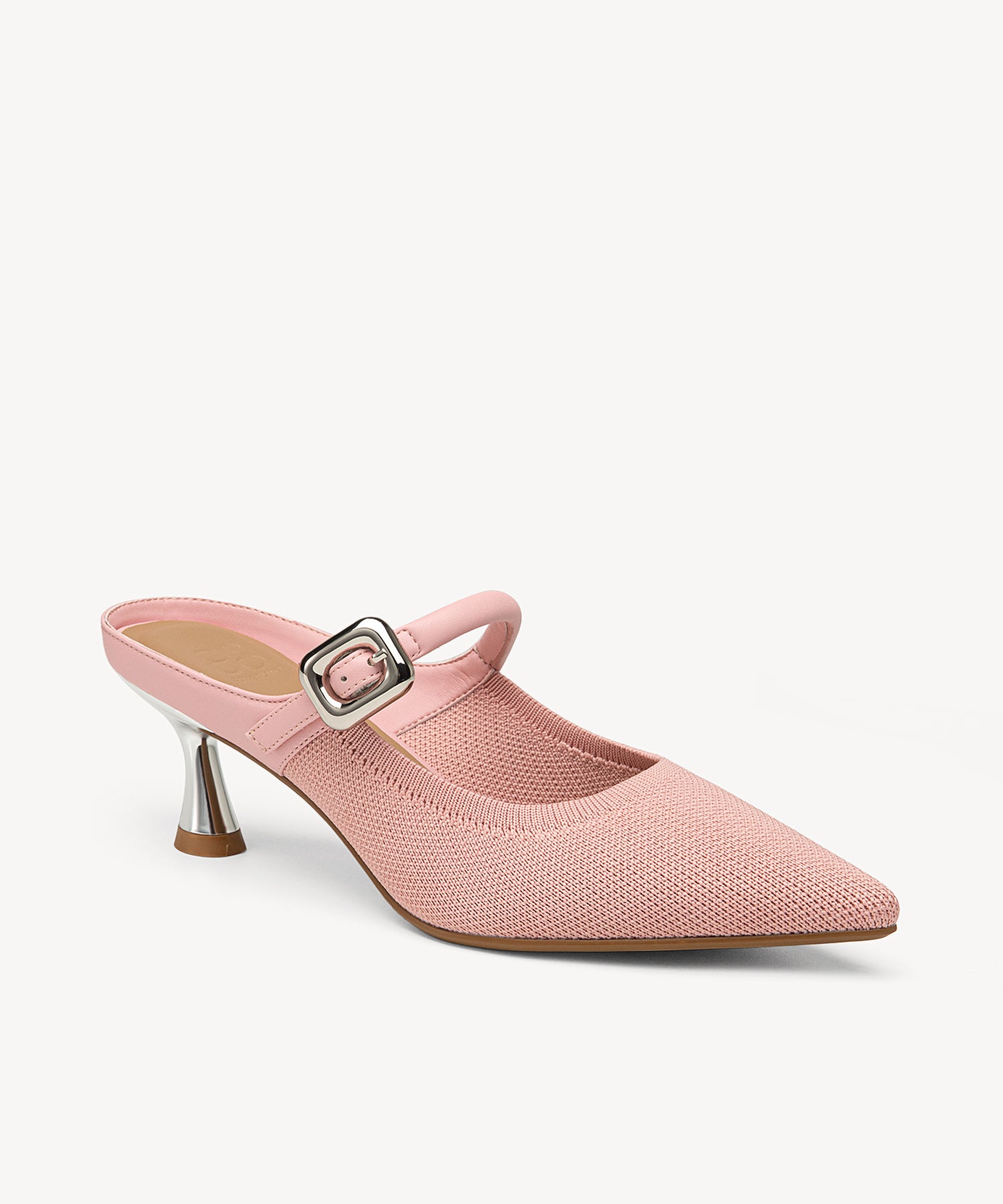 Gracelithe Pointed Toe Low Heeled Mules COSY ISLAND #color_pink