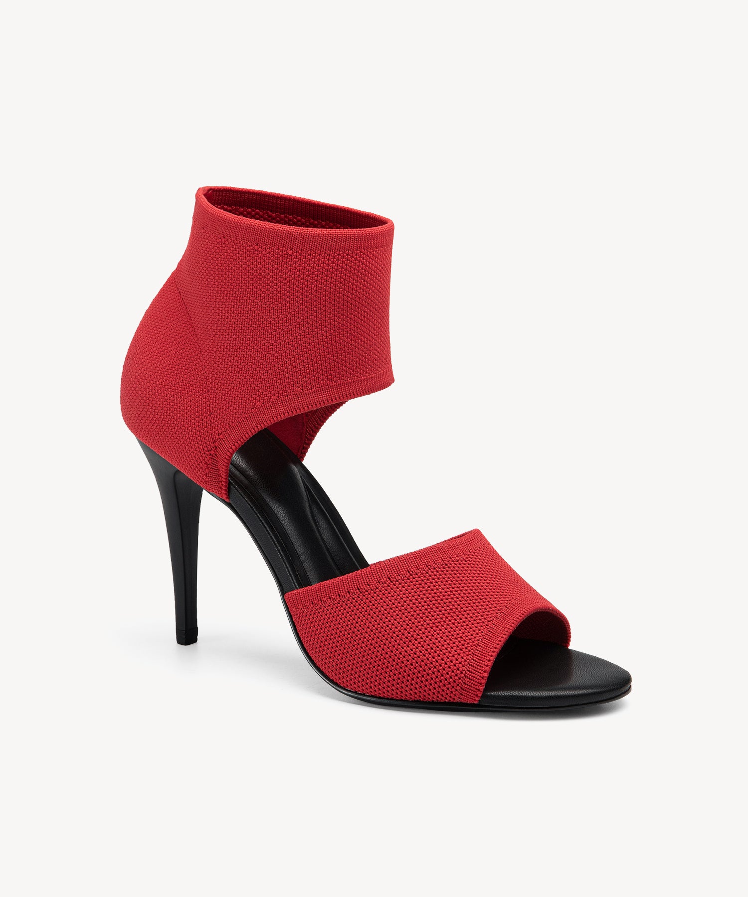 MOUSSE FIT Elegant Stiletto Heeled Sandals Cosy Island #color_red