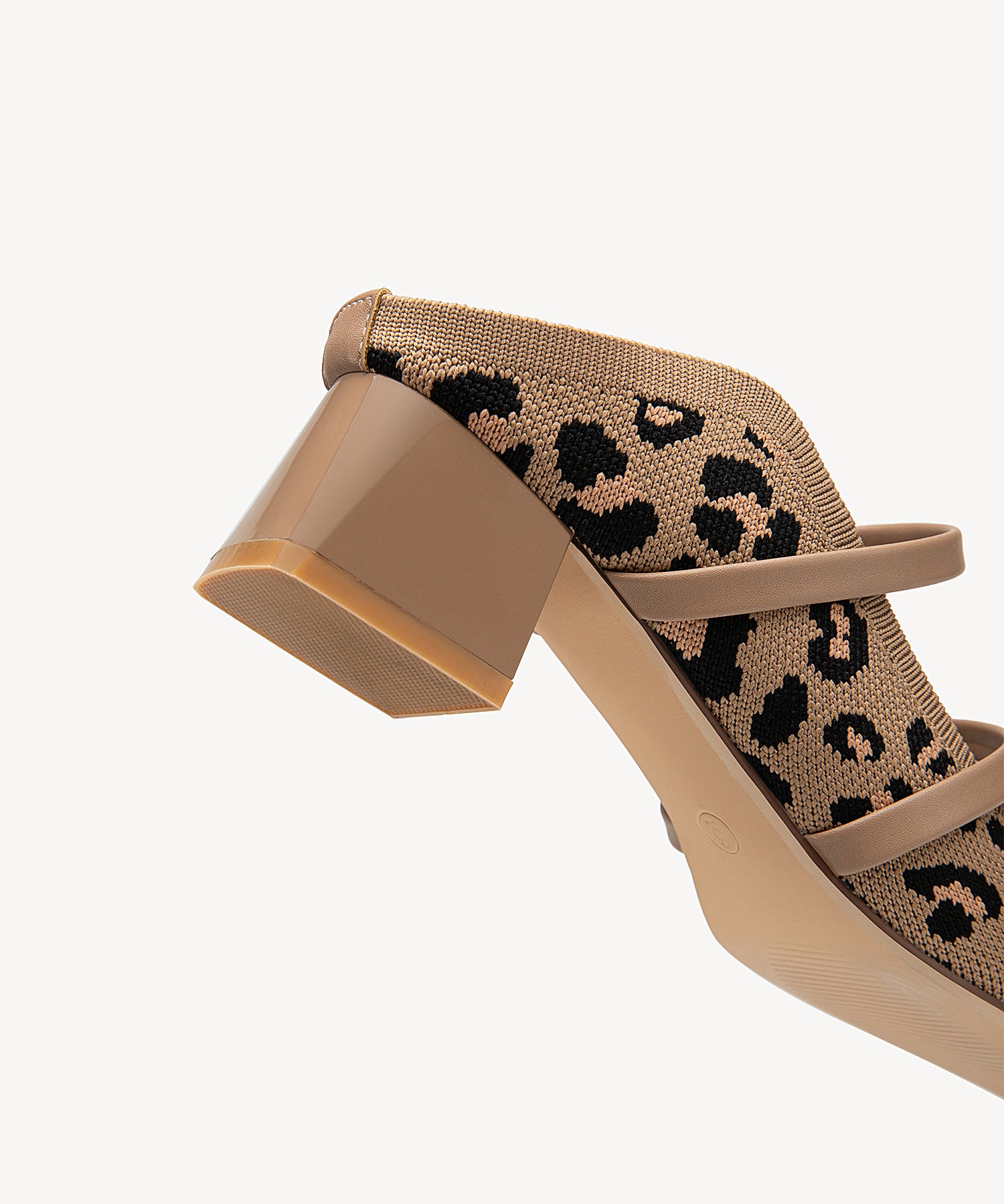 SoftWave Cut Out Block Heeled Mules