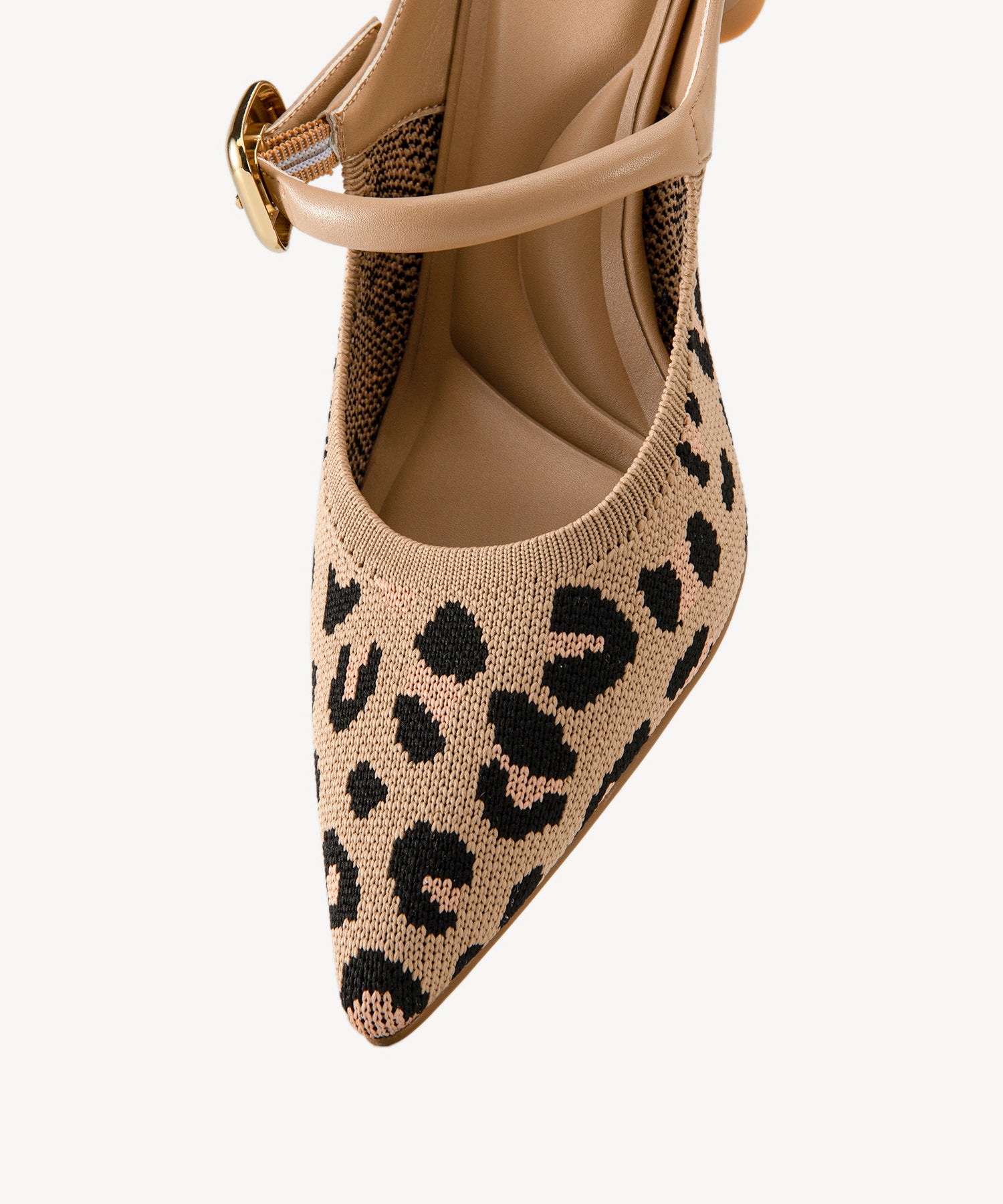 Gracelithe Pointed Toe Low Heeled Mules COSY ISLAND #color_leopard