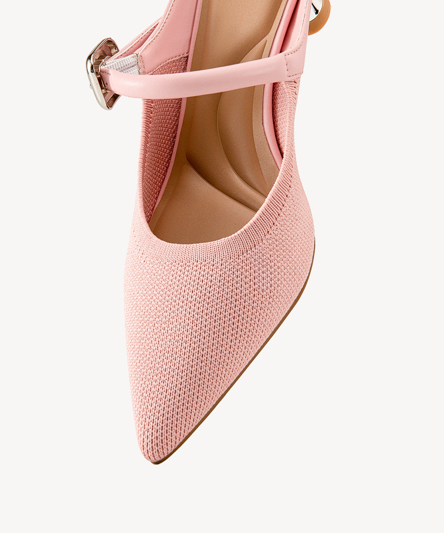 Gracelithe Pointed Toe Low Heeled Mules COSY ISLAND #color_pink