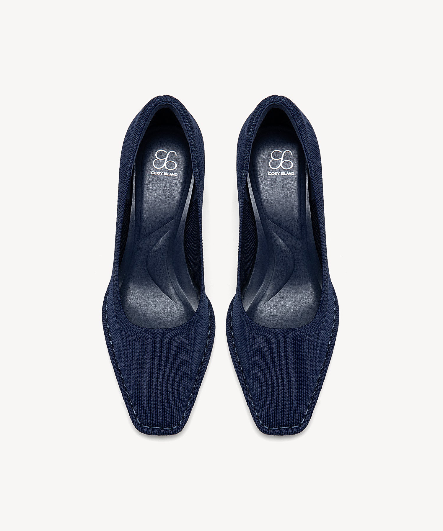 CommuteEase Solid Color Stiletto Pumps#color_navy blue