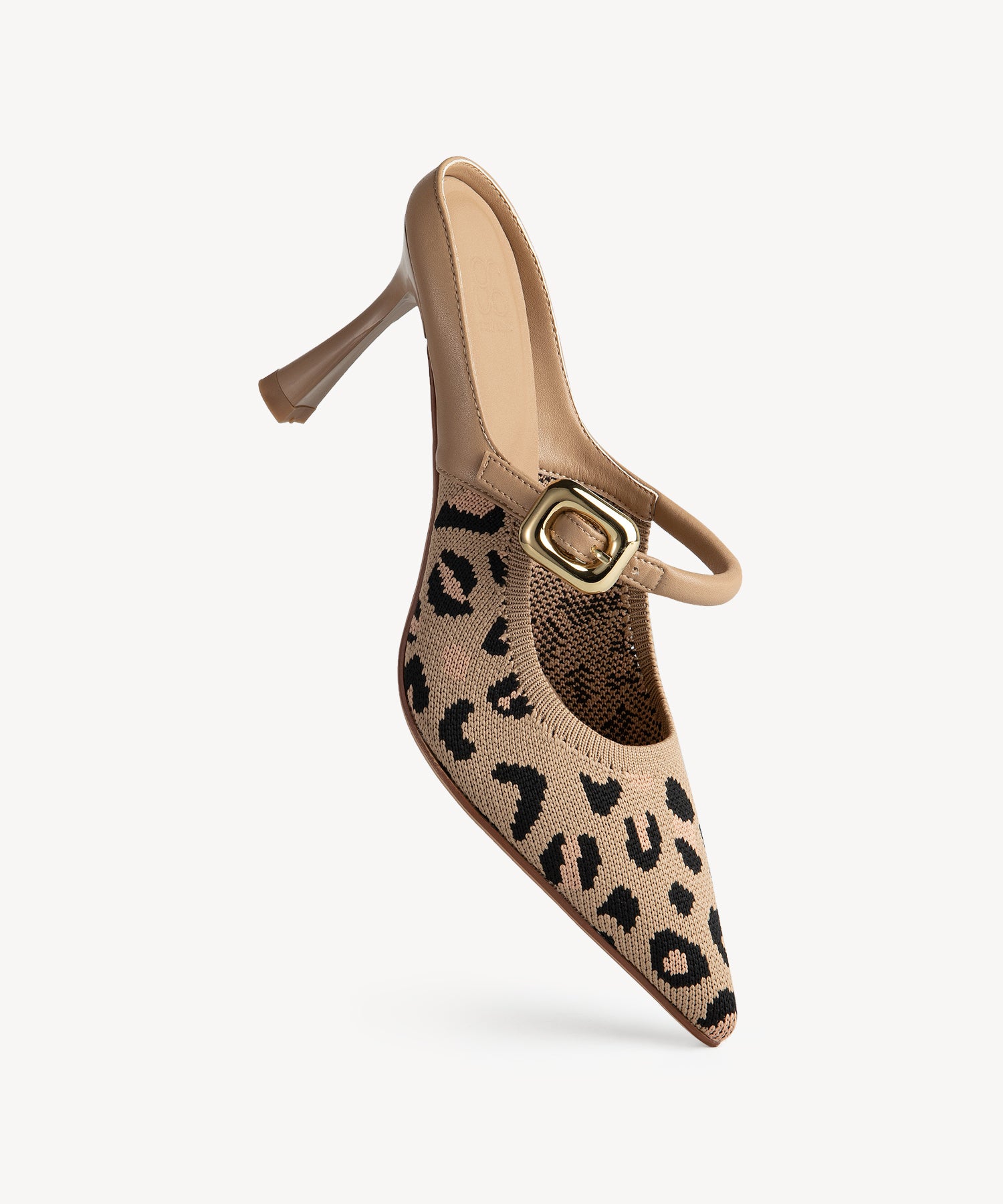 GraceLithe Pointed Toe Heeled Mules COSY ISLAND #color_leopard