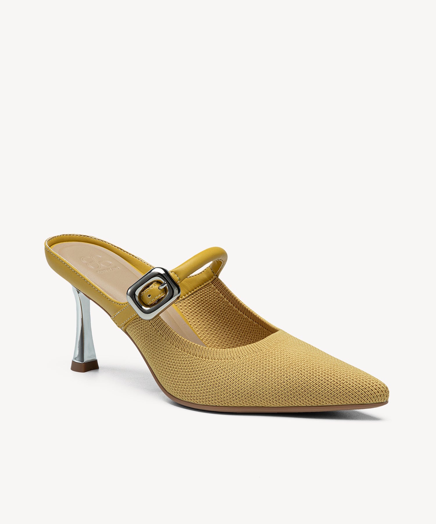 GraceLithe Pointed Toe Heeled Mules COSY ISLAND #color_Yellow