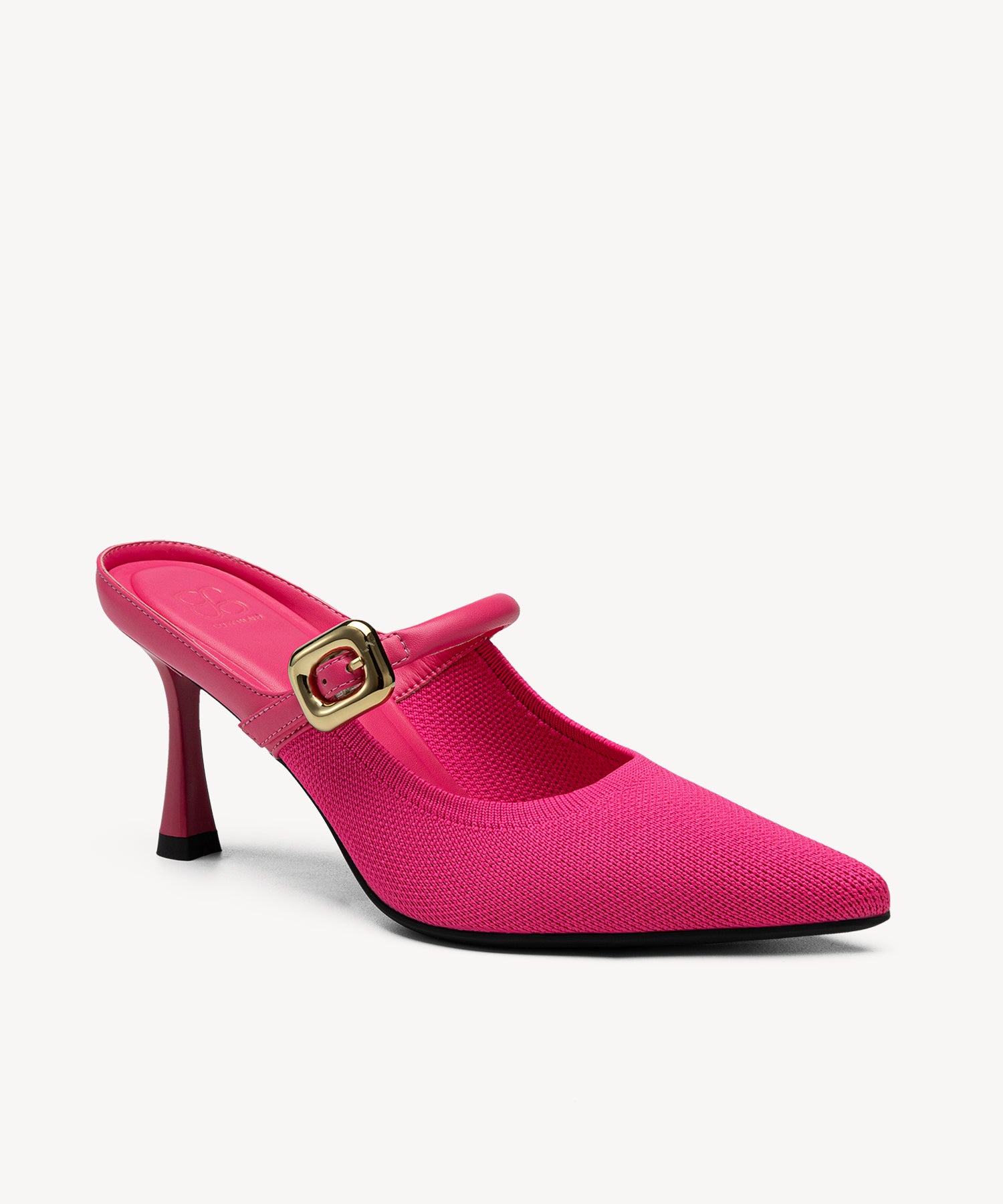 GraceLithe Pointed Toe Heeled Mules COSY ISLAND #color_Hot Pink