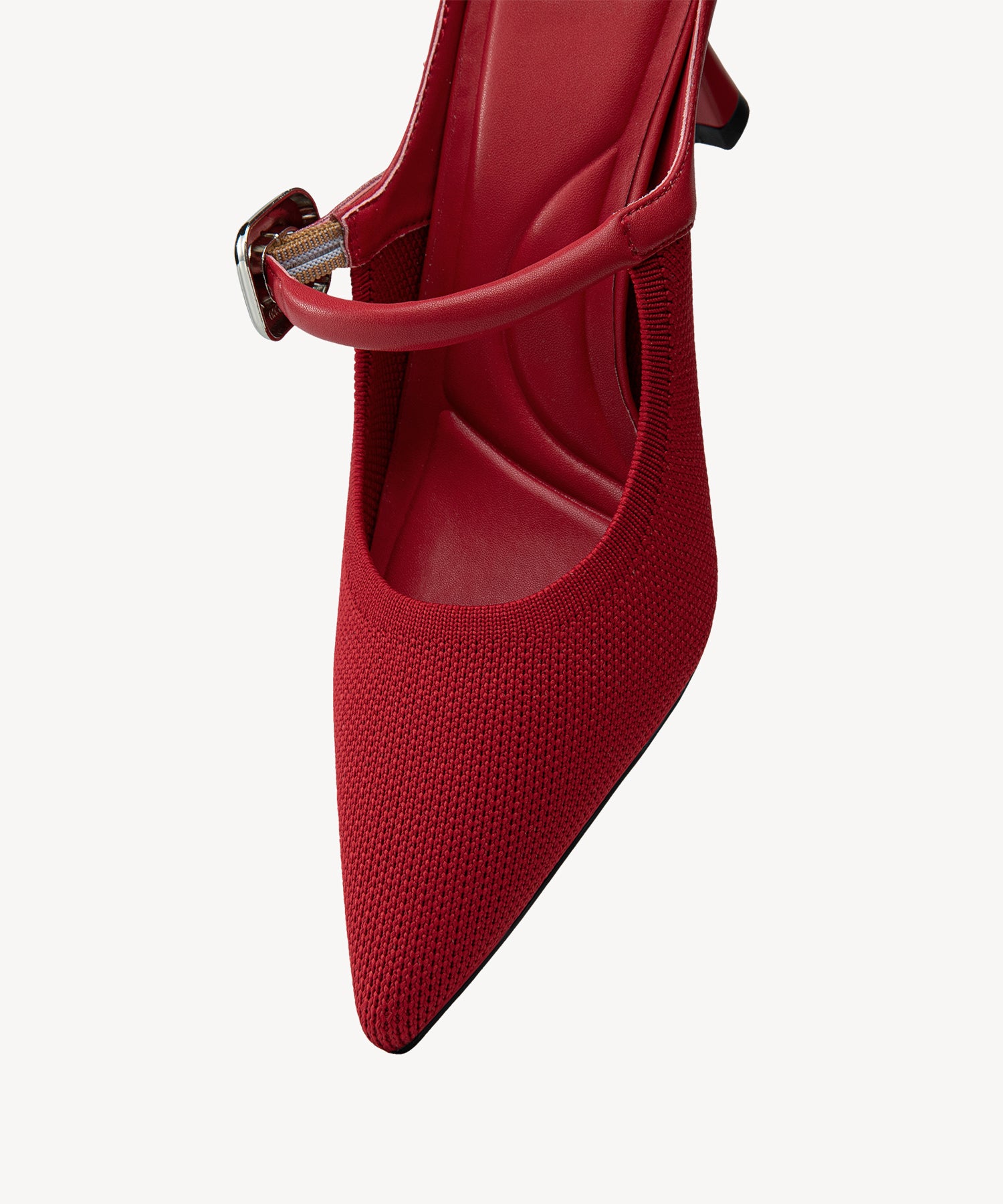 GraceLithe Pointed Toe Heeled Mules COSY ISLAND #color_Red