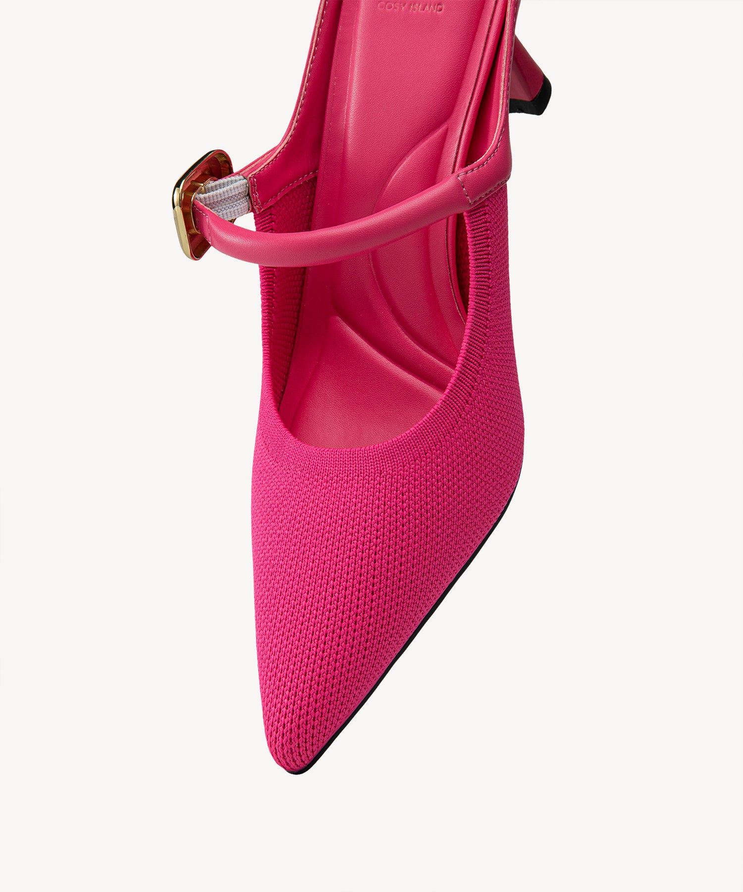 GraceLithe Pointed Toe Heeled Mules COSY ISLAND #color_Hot Pink