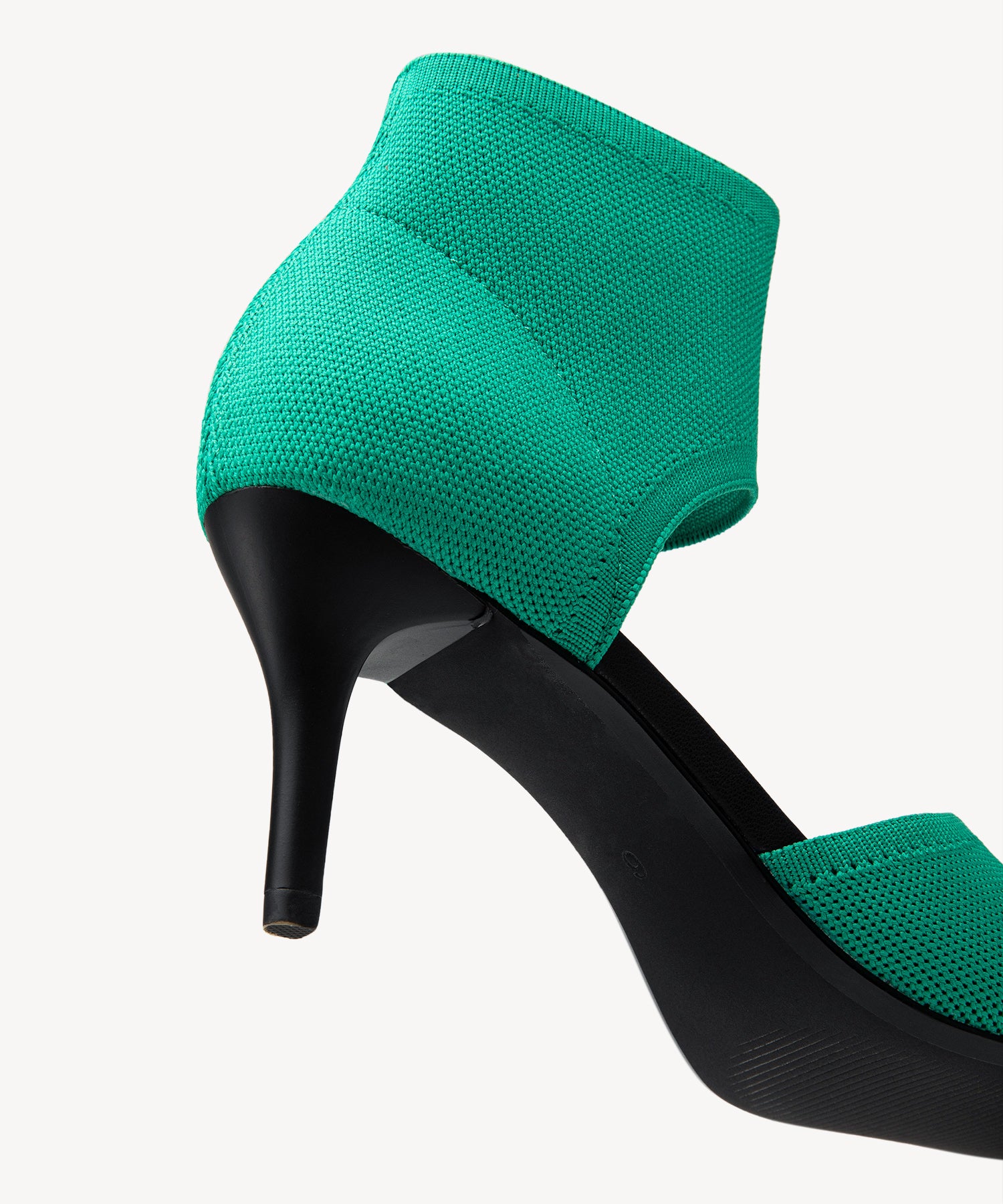 MOUSSE FIT Minimalist Stiletto Sandals COSY ISLAND #color_green