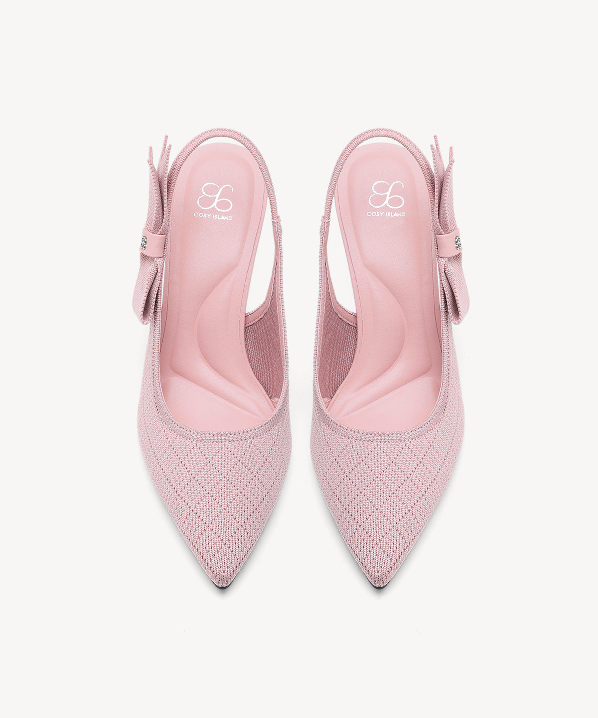 EverLush Bowknot Pointed Toe Heeled Slingback