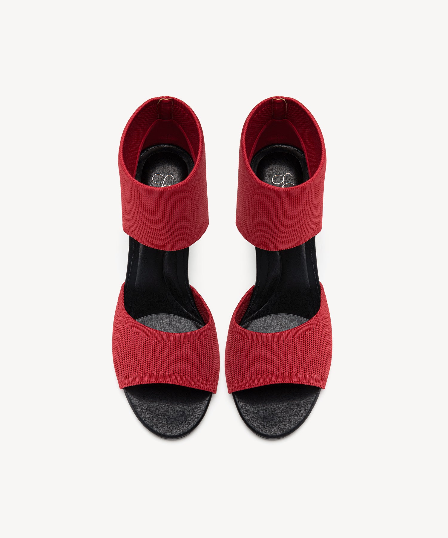 MOUSSE FIT Minimalist Stiletto Sandals COSY ISLAND #color_red