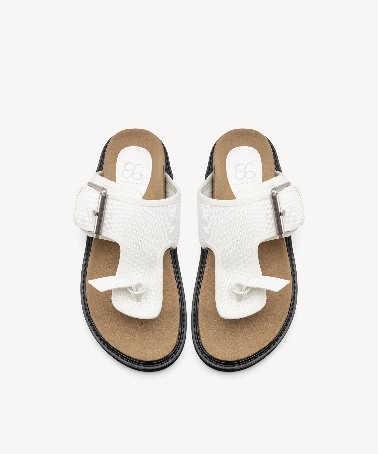 SunKiss Flip Flop Sandals COSY ISLAND #color_white