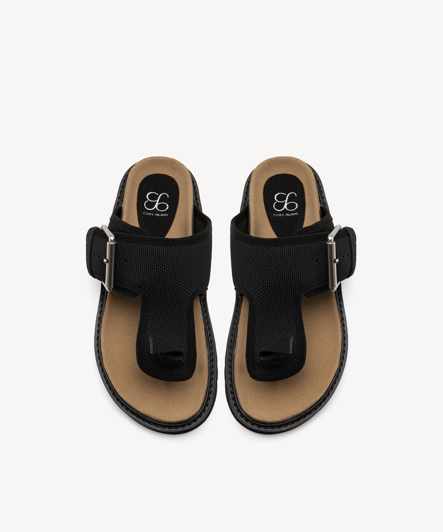 SunKiss Flip Flop Sandals COSY ISLAND #color_black