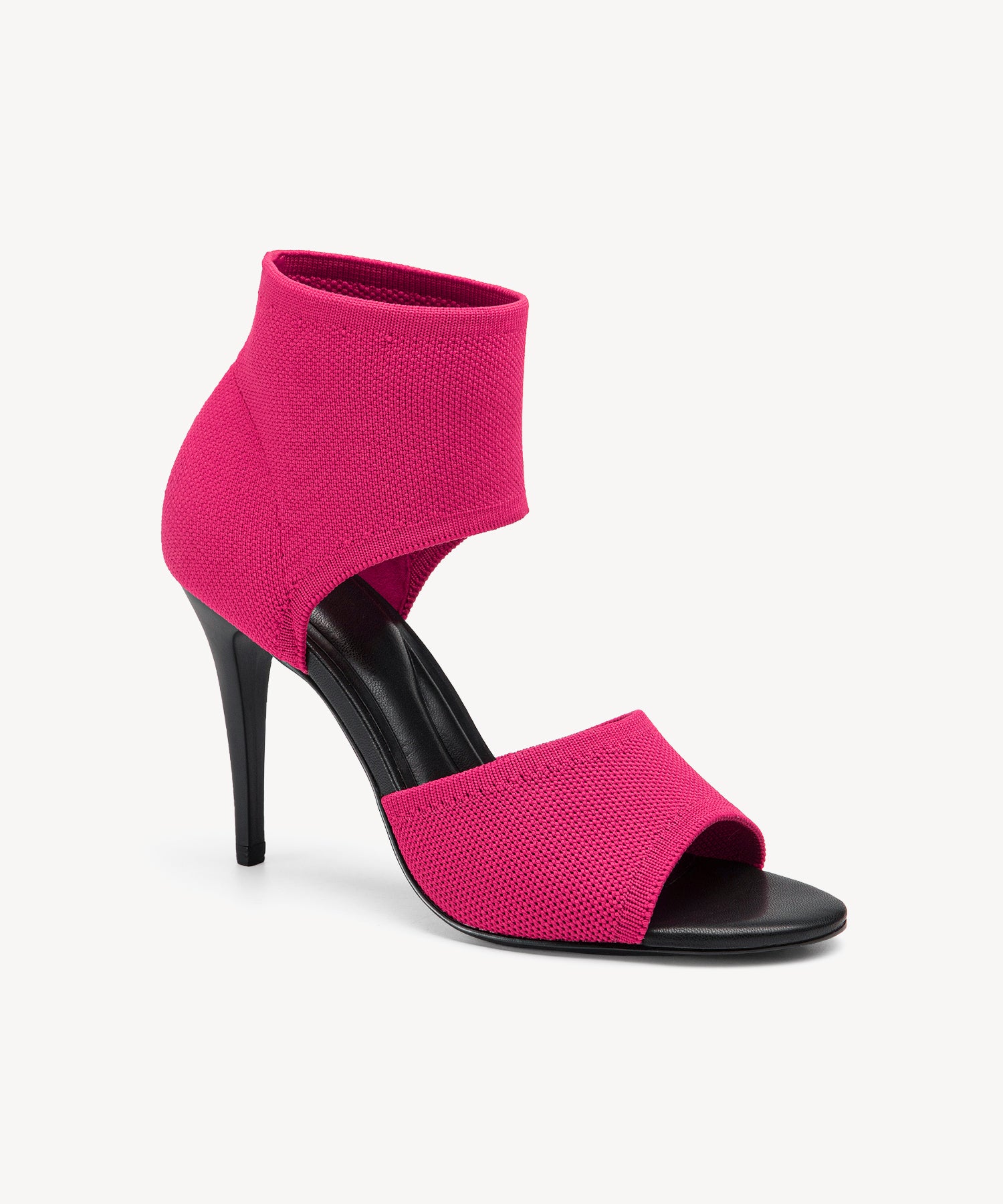 MOUSSE FIT Elegant Stiletto Heeled Sandals Cosy Island #color_hot pink