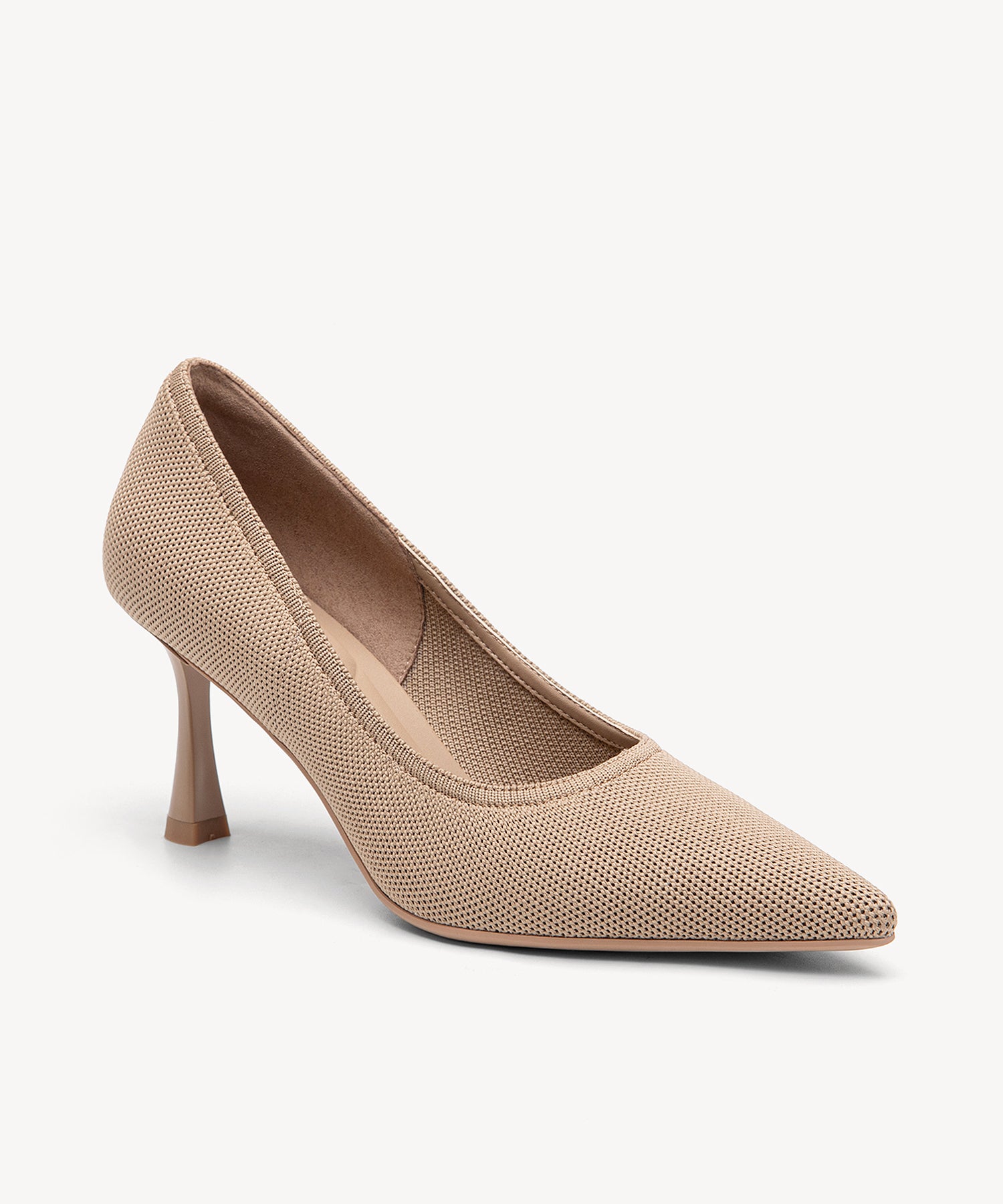 Minimalist Mesh Stiletto Heeled Pumps