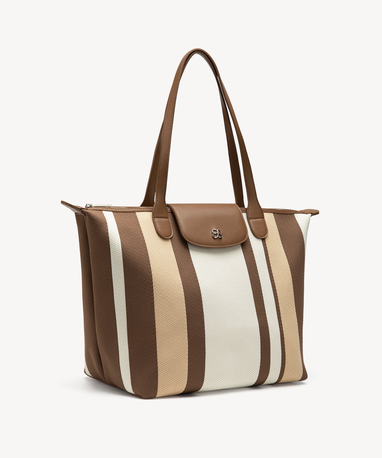 Classic Shoulder Tote Bags COSY ISLAND #color_brown