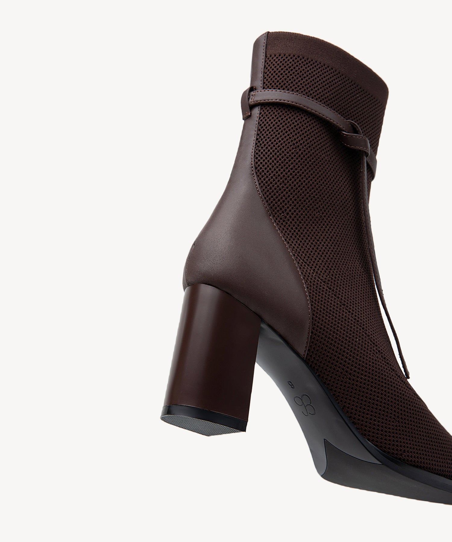 Commute Square Toe Chunky Heeled Ankle Boots