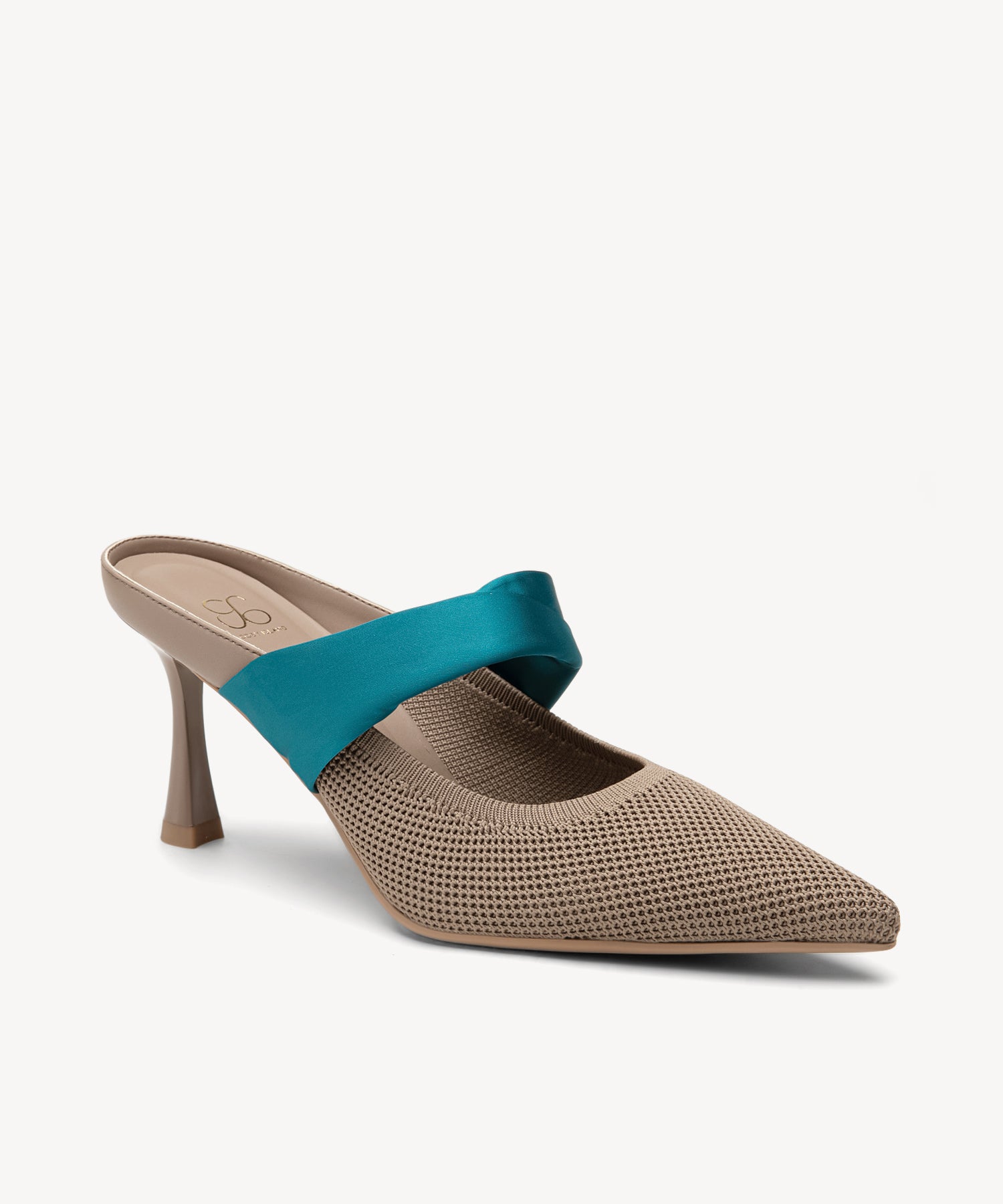 Elegant Pointed Toe Heeled Mules