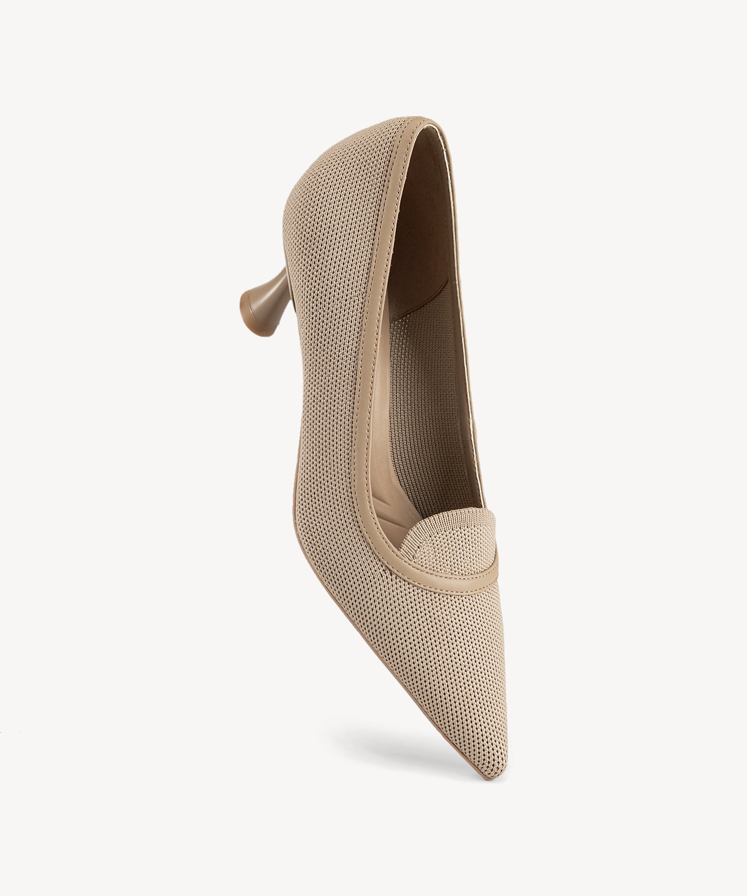 Minimalist Pointed Toe Heeled Pumps