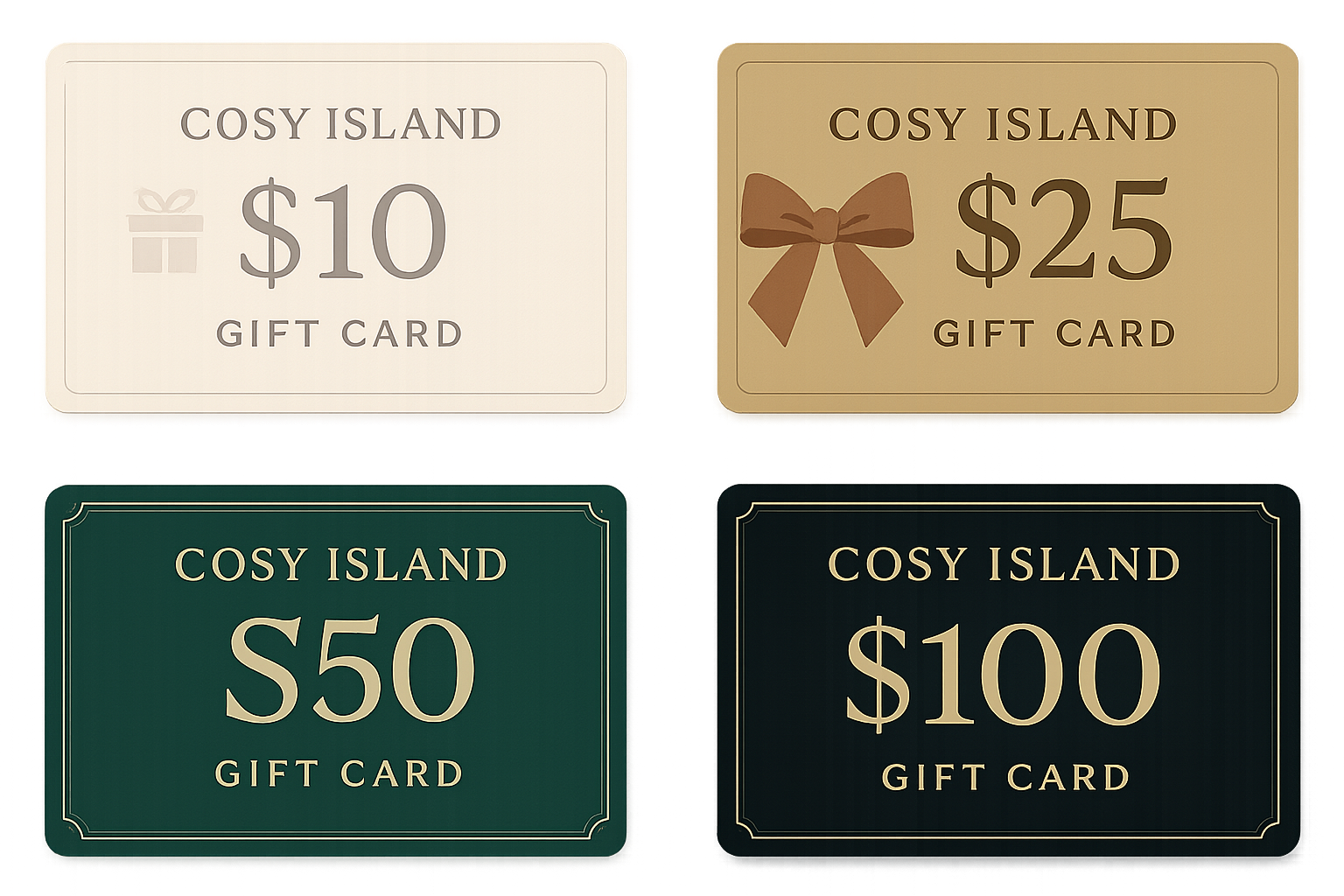 COSY ISLAND Gift Card